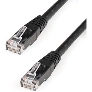 15 FT BLACK MOLDED CATEGORY 6 PATCH CABLE - ETL VERIFIED