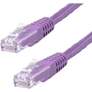 10FT CAT6 PURPLE MOLDED RJ45 M/M UTP GIGABIT PATCH CABLE