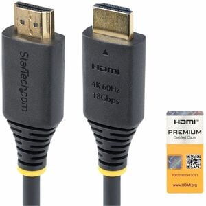 PREMIUM CERTIFIED HDMI CABLE 6FT HDMI CORD/4K 60HZ/HDR10/ARC