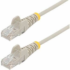 SLIM CAT6 CABLE GRAY LSZH SLIM SNAGLESS RJ45 UTP PATCH CABLE