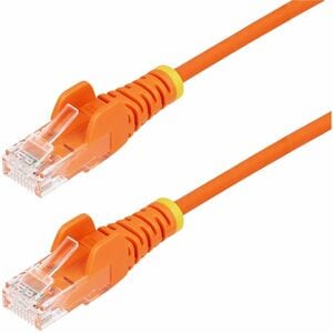SLIM CAT6 CABLE ORANGE LSZH SLIM SNAGLESS RJ45 UTP PATCH CABLE